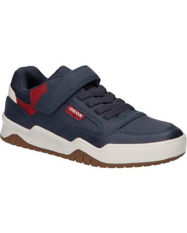 TÊNIS ESPORTIVOS GEOX J PERTH C4244 NAVY-DK RED C4244 NAVY-DK RED