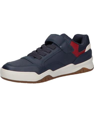 TÊNIS ESPORTIVOS GEOX J PERTH C4244 NAVY-DK RED C4244 NAVY-DK RED