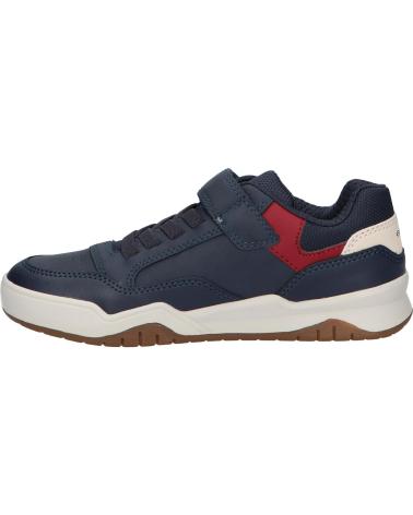 TÊNIS ESPORTIVOS GEOX J PERTH C4244 NAVY-DK RED C4244 NAVY-DK RED