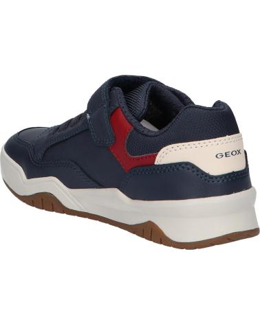 TÊNIS ESPORTIVOS GEOX J PERTH C4244 NAVY-DK RED C4244 NAVY-DK RED