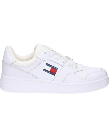 Sportivo per Donna tommy hilfiger EN0EN02505 NEW TJW RETRO BASKET SNEAKER ESS YBS WHITE