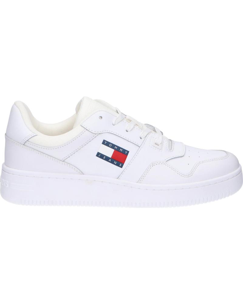 Woman Trainers tommy hilfiger EN0EN02505 NEW TJW RETRO BASKET SNEAKER ESS YBS WHITE