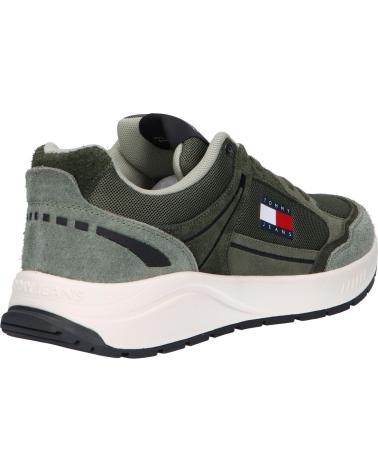 Sneaker für Herren TOMMY HILFIGER EM0EM01494 RUNNER MIX MATERIAL M00 DEEP WOODS
