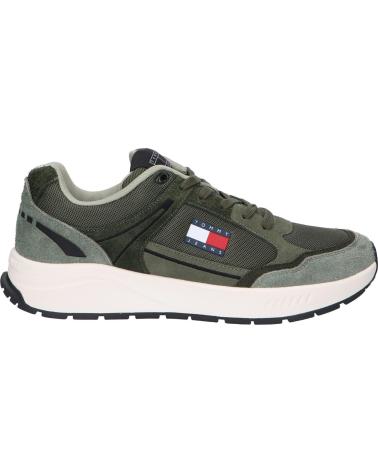 Sportivo per Uomo TOMMY HILFIGER EM0EM01494 RUNNER MIX MATERIAL M00 DEEP WOODS