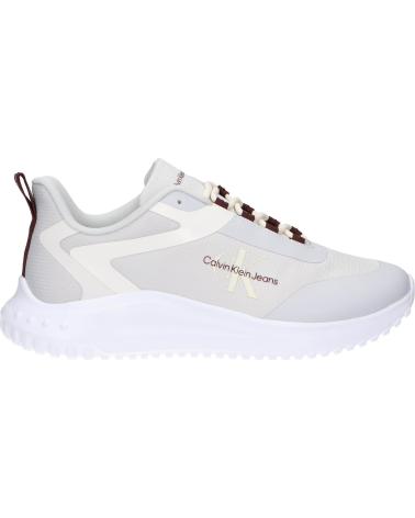 Sportivo per Uomo CALVIN KLEIN YM0YM00968 EVA RUNNER LOW LACE 01V MUSHROOM-BITTER CHOCOLATE