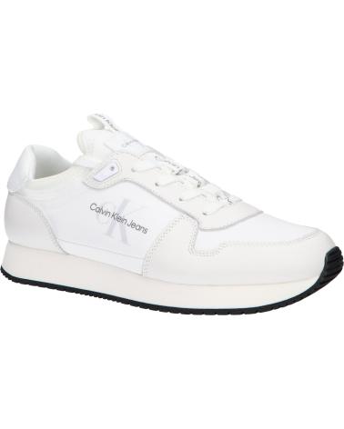 Trainers-De-Hombre-CALVIN-KLEIN-YM0YM01118-RETRO-RUNNER-SOCK-YBR-BRIGHT-WHITE