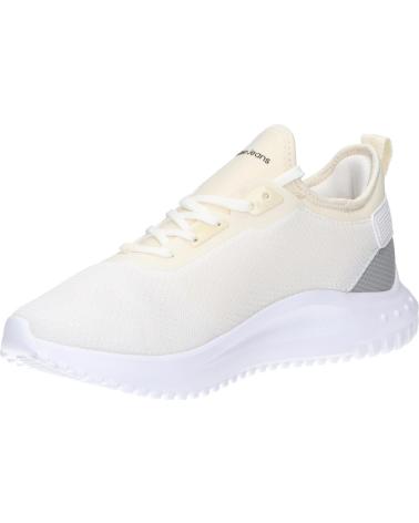   calvin klein YW0YW01572 EVA RUNNER 0F5 CREAMY WHITE-BRIGHT WHITE