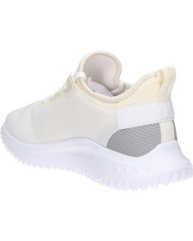   calvin klein YW0YW01572 EVA RUNNER 0F5 CREAMY WHITE-BRIGHT WHITE