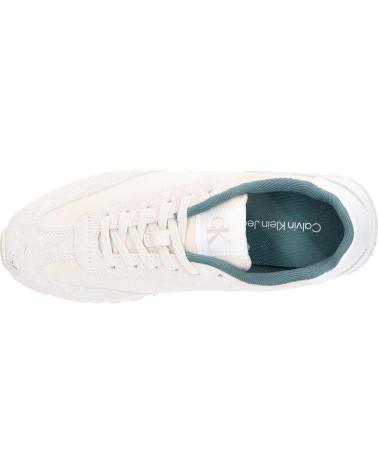 Esportes  de Mulher CALVIN KLEIN YW0YW01574 RUNNWE LACEUP 0GF CREAMY WHITE-EGGSHELL
