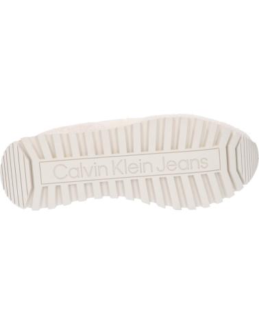 Esportes  de Mulher CALVIN KLEIN YW0YW01574 RUNNWE LACEUP 0GF CREAMY WHITE-EGGSHELL