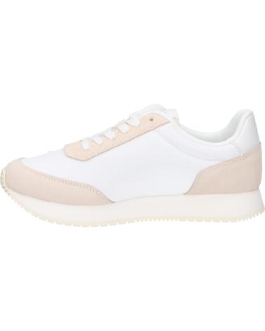 Esportes  de Mulher CALVIN KLEIN YW0YW01615 RUNNER LACEUP 0LA BRIGHT WHITE-CREAMY WHITE