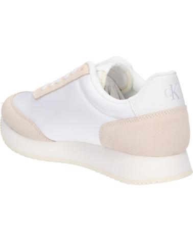 Esportes  de Mulher CALVIN KLEIN YW0YW01615 RUNNER LACEUP 0LA BRIGHT WHITE-CREAMY WHITE