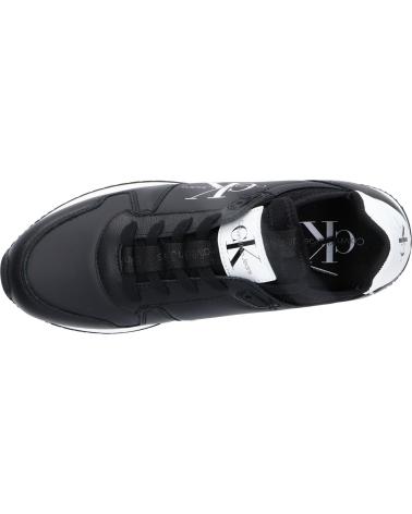 Esportes  de Mulher CALVIN KLEIN YW0YW01616 RUNNER SOCK 0GM BLACK-BRIGHT WHITE