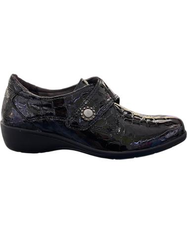 Zapatos de Mujer LUMEL ZAPATOS MUJER VELCRO CUNA ANCHO E 720-6843 001 LEXI 13 NEGRO VARIOS COLORES