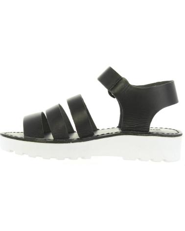 Woman Sandals KICKERS 470900-55 CLIPPER 81 NOIR-BLANC