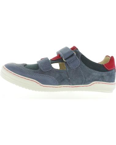 Sapatos de Menino KICKERS 414590-30 JYKROI 53 BLEU ROUGE