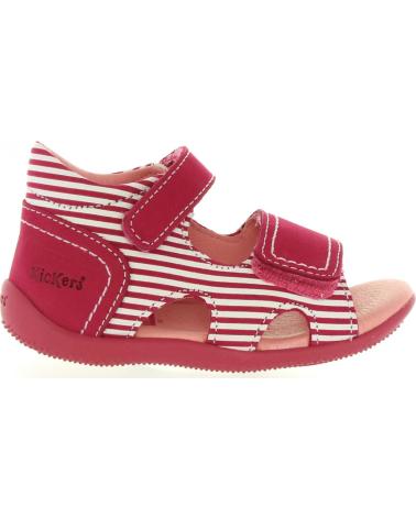 Sandalias de Niña y Niño KICKERS 469520 BI SEA 213 FUCHSIA BLANC