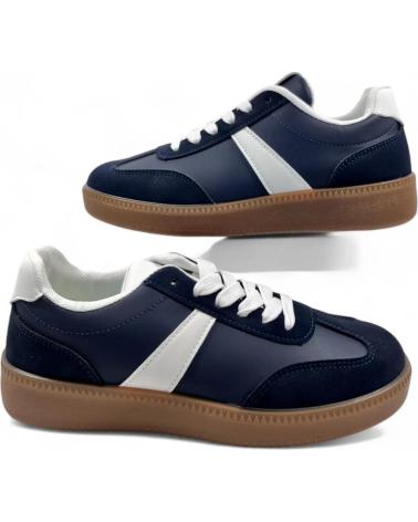 Esportes  de Mulher TIMBOS DEPORTIVA DE MUJER BLANCO CELESTE 130485 AZUL