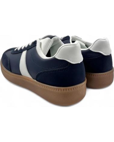 Esportes  de Mulher TIMBOS DEPORTIVA DE MUJER BLANCO CELESTE 130485 AZUL