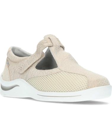 Schuhe für Damen CALZAMEDI ZAPATO DIABETICO 0766 BEIGE