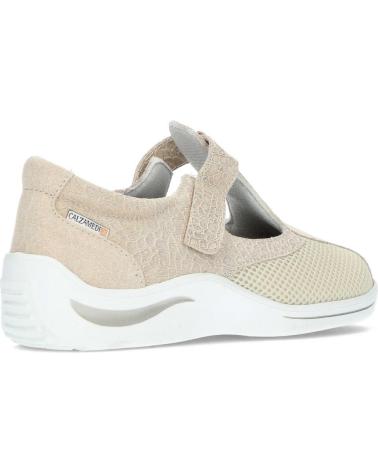 Schuhe für Damen CALZAMEDI ZAPATO DIABETICO 0766 BEIGE