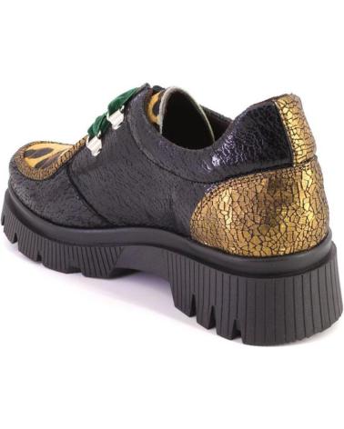 Scarpe per Donna NIVAL CACERES ZAPATOS CON CORDONES DE MUJER PIEL NEGRO