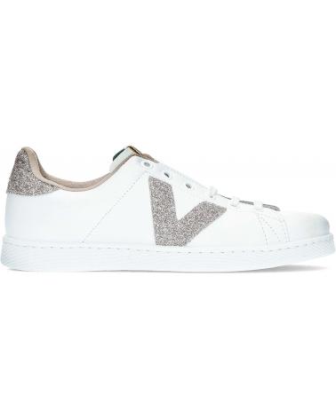Esportes  de Mulher VICTORIA SNEAKERS GLITTER 1125188 SILVER