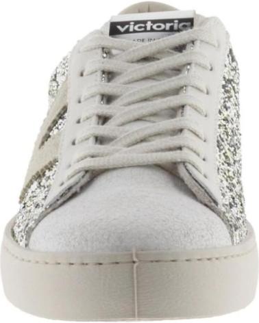 Woman Trainers VICTORIA SNEAKER GLITER PLATEADO