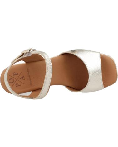 Sandálias de Mulher POPA MODELO 031 MARSELLA LAMINADO ORO
