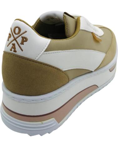 Sportivo per Donna POPA ZAPATILLA CASUAL MUJER KONGUR NYLON DS43201010 BEIG