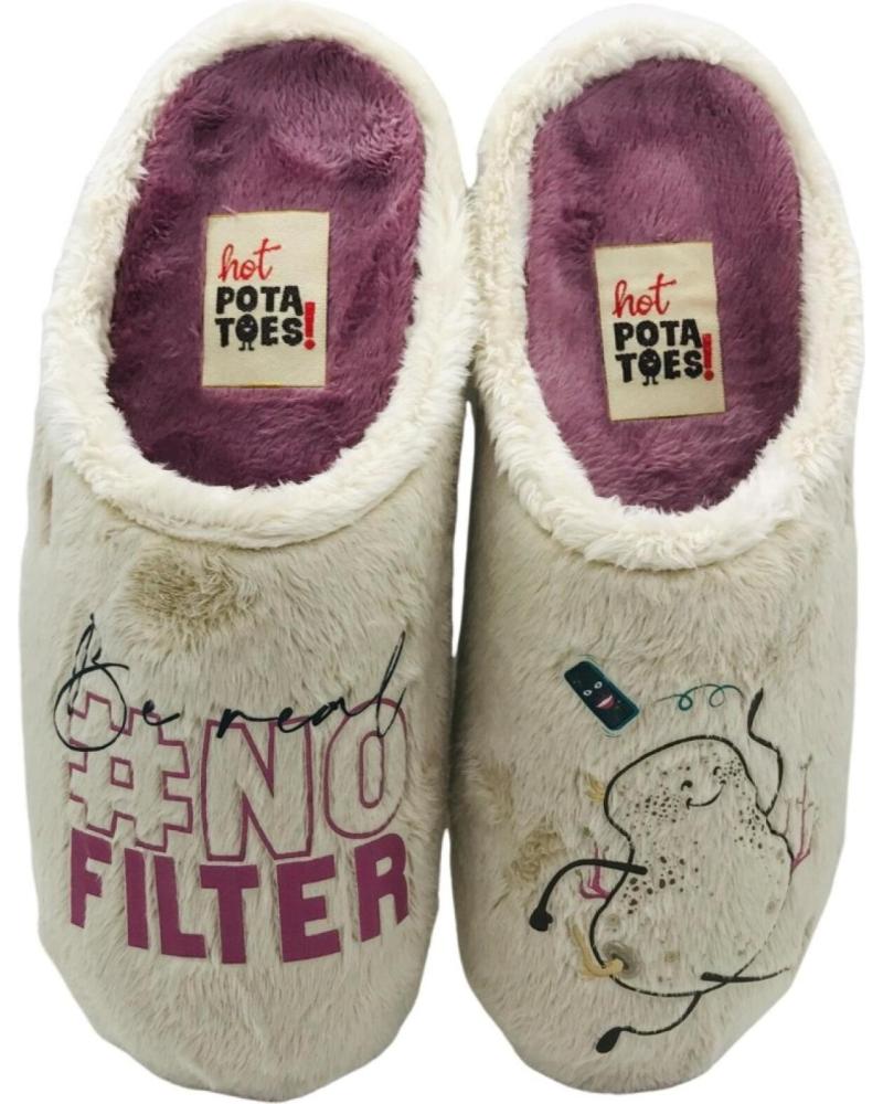 Hausschuhe für Damen GIOSEPPO ZAPATILLA CASA MUJER HOT POTATOES SHEBURNE 73468 BEIG