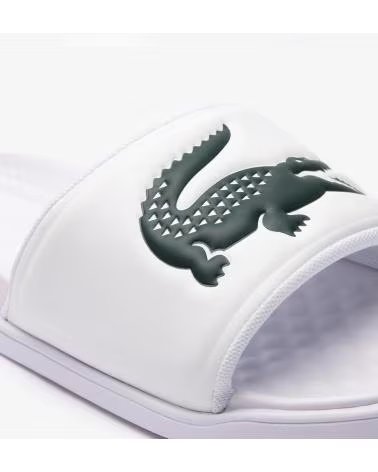 LACOSTE CHANCLAS SERVE DUAL SYNTHETIC 743CMA01101RS BLANCO OFF WHITE-DKGRN