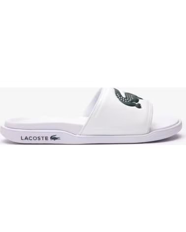 LACOSTE CHANCLAS SERVE DUAL SYNTHETIC 743CMA01101RS BLANCO OFF WHITE-DKGRN