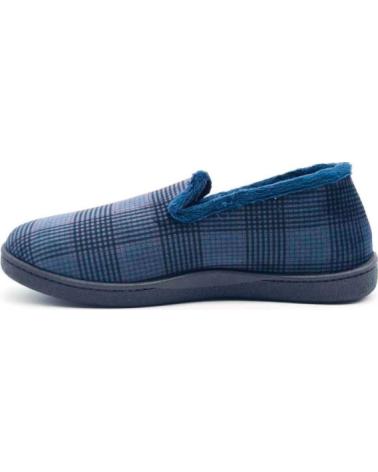 Calzado de casa de Hombre ROAL CONFORTABLE CUADROS TEXAS AZUL