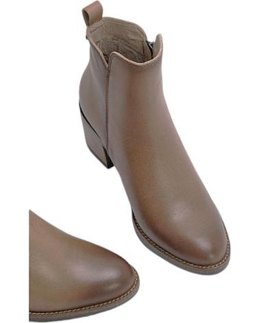 Woman Mid boots PORRONET BOTIN CUERO TAUPE