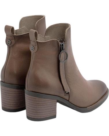 Woman Mid boots PORRONET BOTIN CUERO TAUPE
