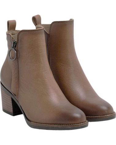 Woman Mid boots PORRONET BOTIN CUERO TAUPE