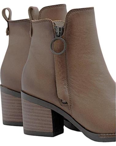 Woman Mid boots PORRONET BOTIN CUERO TAUPE