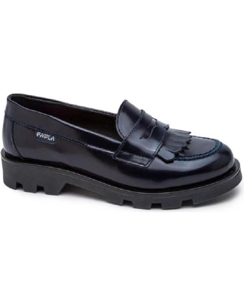 Sapatos-De-Niña-PABLOSKY-MOCASSIM DE COURO PABLOSKY 854121 AZUL MARINHO PARA MENINA-AZUL