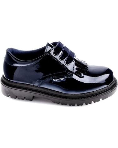 Scarpe per Donna e Bambina PABLOSKY BLUCHER HARRY 356529 CHAROL MARINO AZUL MARINO
