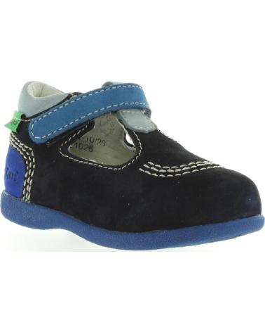 Schuhe für Mädchen und Junge KICKERS 413122-10 BABYFRESH 103 MARINE BLEU