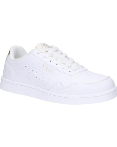Sportif pour Femme KAPPA 331N6DW GARRET WO A01 WHITE-YELLOW GOLD