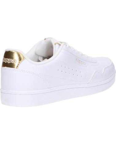 Sportif pour Femme KAPPA 331N6DW GARRET WO A01 WHITE-YELLOW GOLD