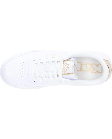 Sportif pour Femme KAPPA 331N6DW GARRET WO A01 WHITE-YELLOW GOLD