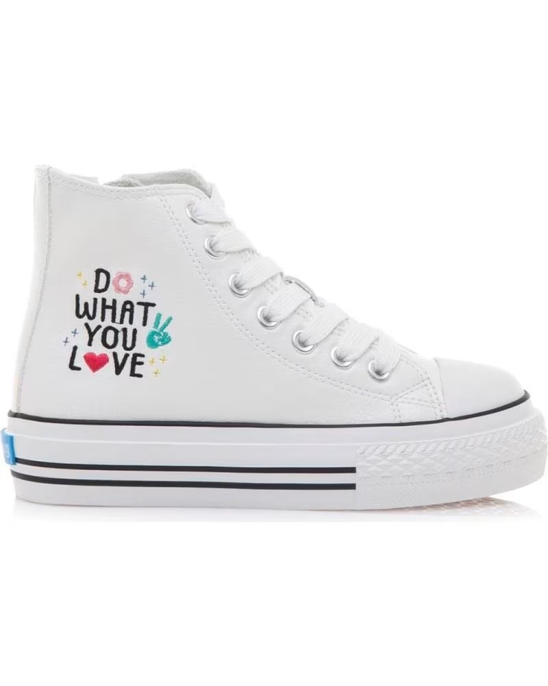 Sneaker-De-Niña-MTNG-MTNG Z242008119701-C49438 HIGH-TOP-SNEAKER MIT PLATEAU FÜR MÄDCHEN-BLANCO