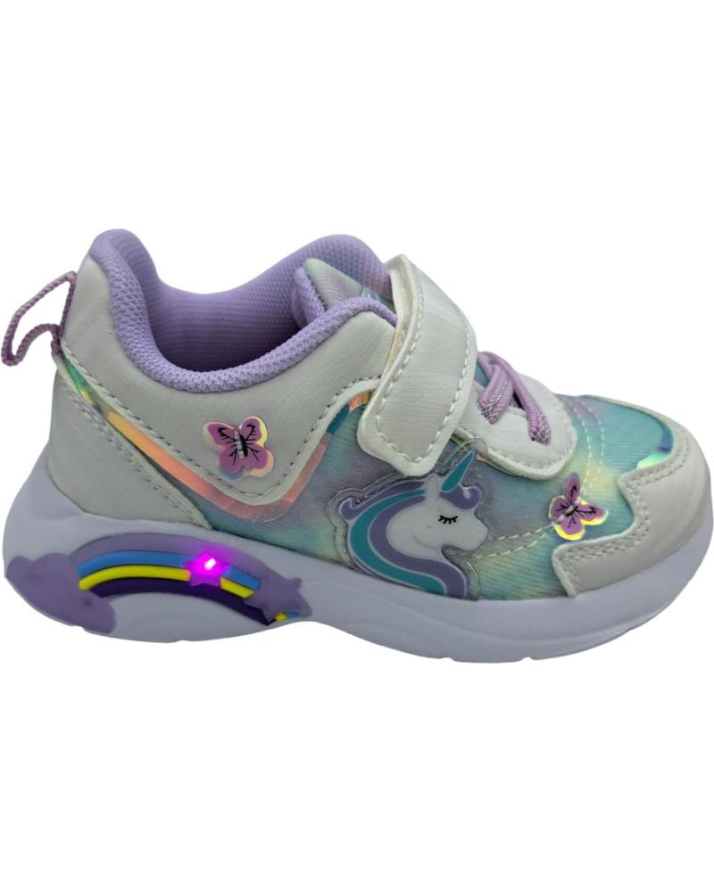 Sportivo per Bambina BUBBLE BOBBLE DEPORTIVOS LUCES NINA BLANCO