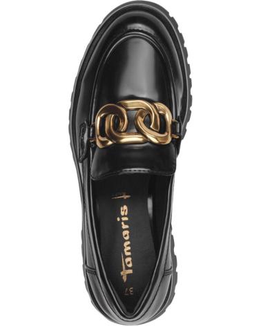 Mocassins de Mulher TAMARIS MOCASIN ADORNO 014-BLACK BRUSH