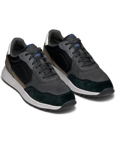 Sneaker für Herren GEOX DEPORTIVA LOW CUT PARA HOMBRE DE C0033 BLACK-MILITARY