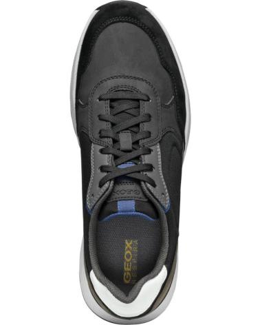 Sneaker für Herren GEOX DEPORTIVA LOW CUT PARA HOMBRE DE C0033 BLACK-MILITARY