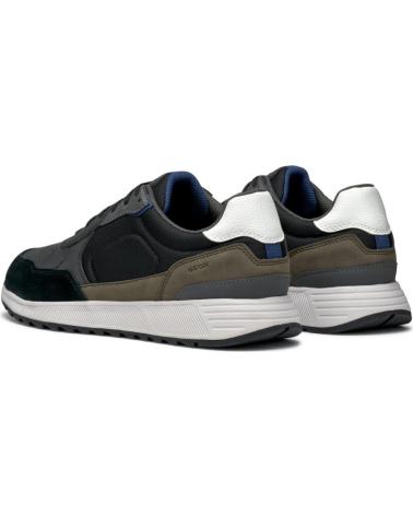 Sneaker für Herren GEOX DEPORTIVA LOW CUT PARA HOMBRE DE C0033 BLACK-MILITARY